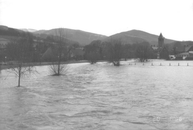 „Land unter“ auf der Lake