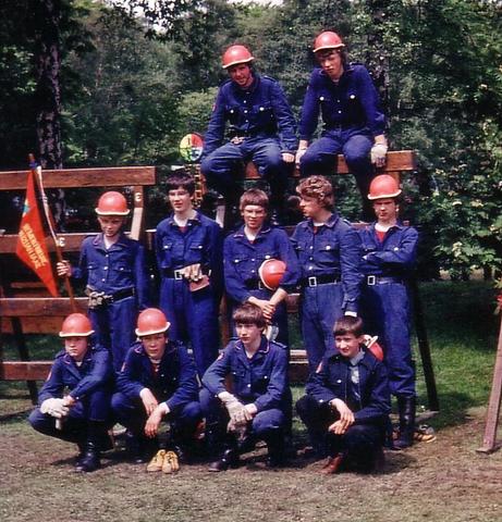Gruppe beim Bundeswettkampf 1979
