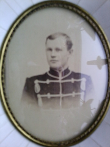 Alfred Rameil als Husar in der Zeit 1899 bis 1902