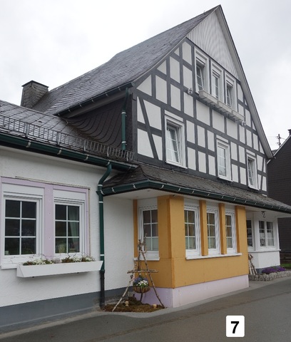 Rohbau des umgebauten Ladens zu einem Wohnbereich